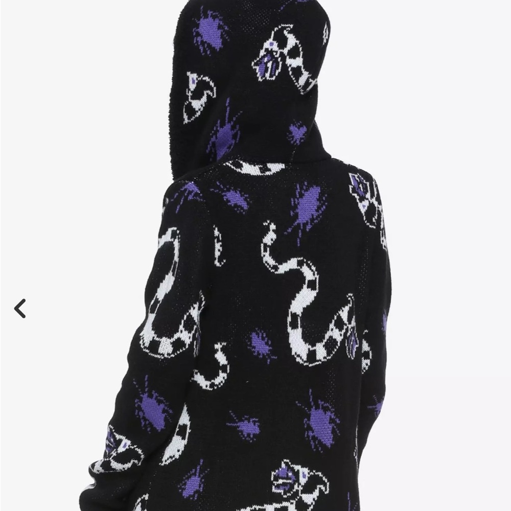 Beetlejuice sandworm cardigan
